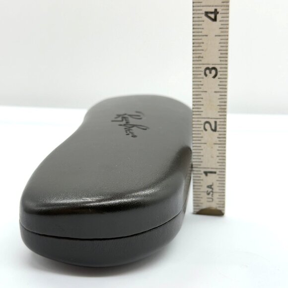 Ray-Ban Universal Small Black Hard Sunglasses Eyeglasses Case w/ Cleaning Cloth - Picture 6 of 6